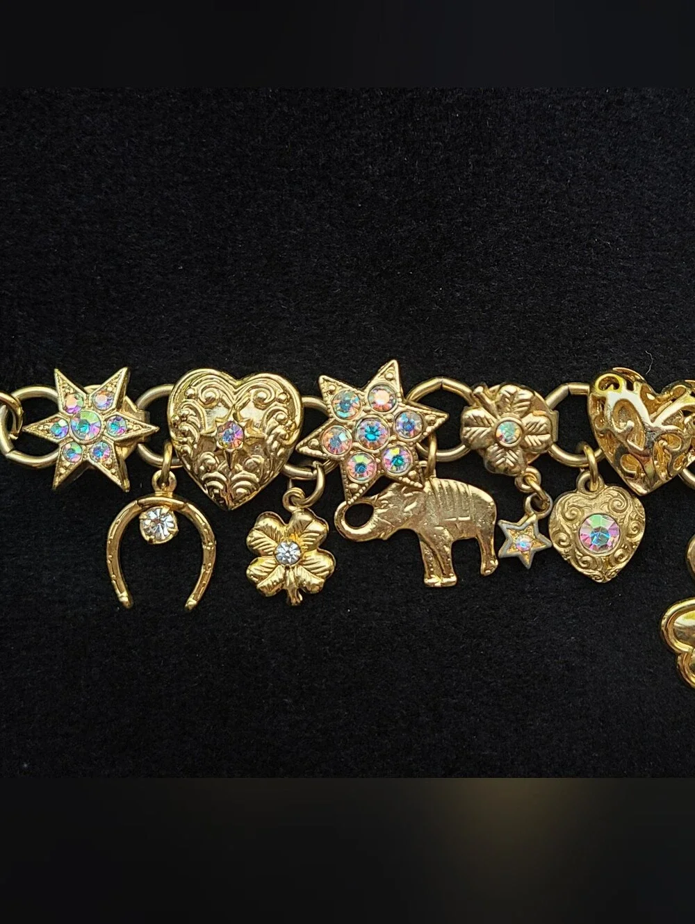 Kirks Folly Vintage Lucky Charm Bracelet